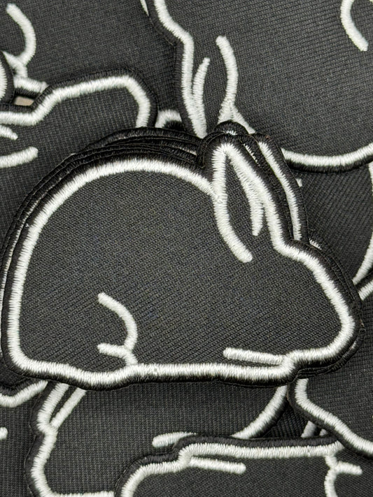 Show Rabbit  embroidery patch