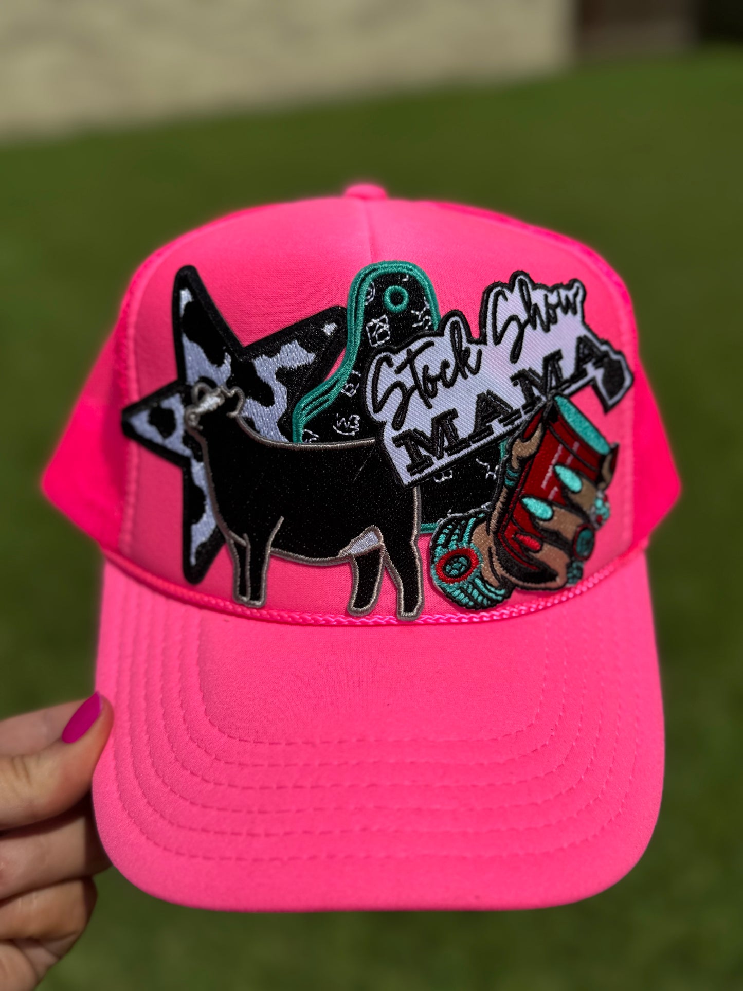 Pink show mama hat
