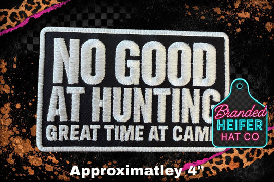 DEER CAMP EMBROIDERY PATCH