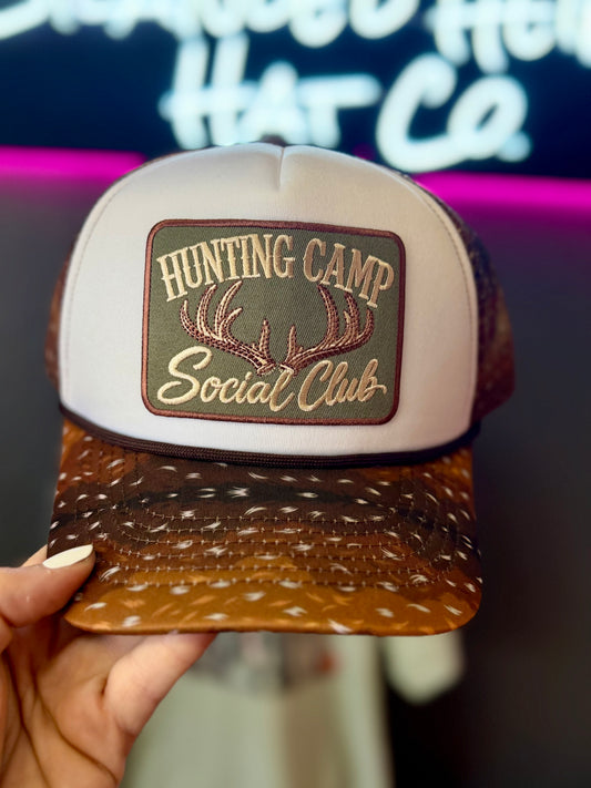 HUNTING CAMP SOCIAL CLUB PONYTAIL TRUCKER HAT