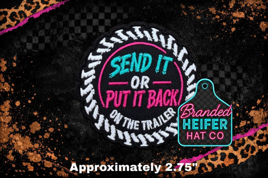 BACK ON THE TRAILER EMBROIDERY PATCH