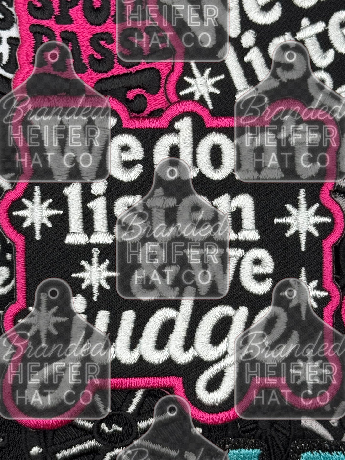 We don’t listen embroidery patch