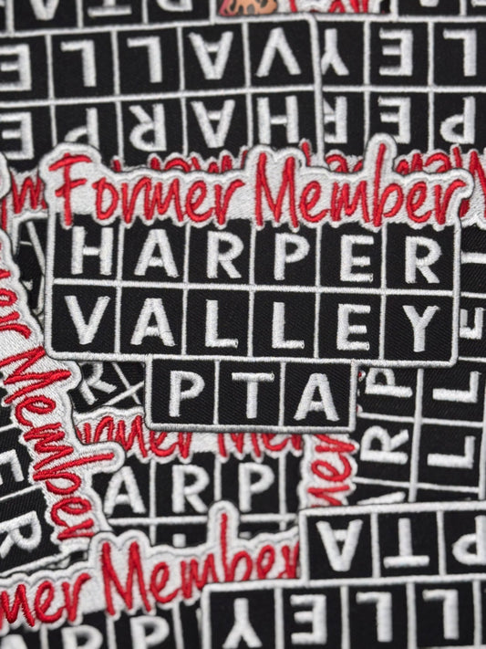 PTA embroidery patch