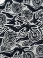 Dirt bike embroidery patch