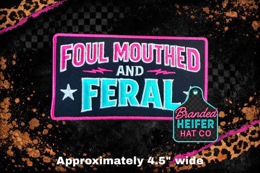 FOUL MOUTHED | EMBROIDERY PATCH