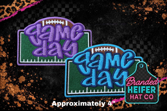 GAME DAY EMBROIDERY PATCH