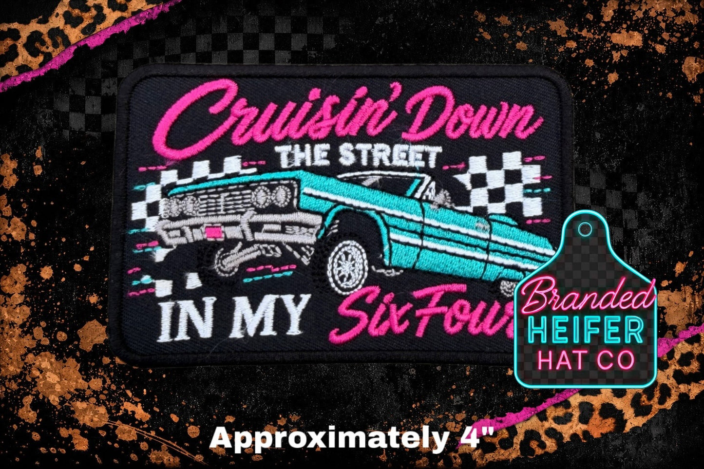 CRUISIN EMBROIDERY PATCH