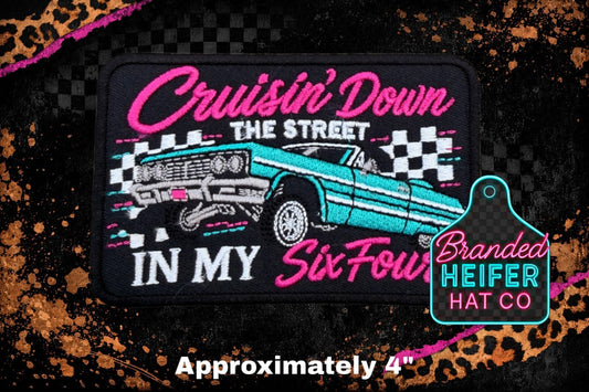 CRUISIN EMBROIDERY PATCH