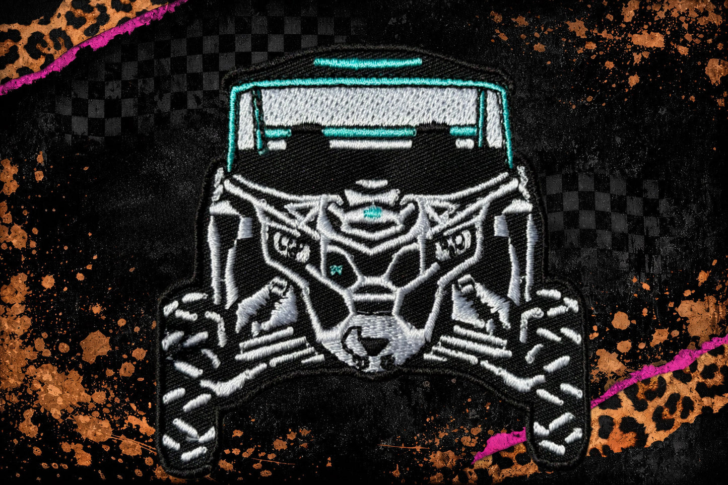 Canam inspired embroidery patch