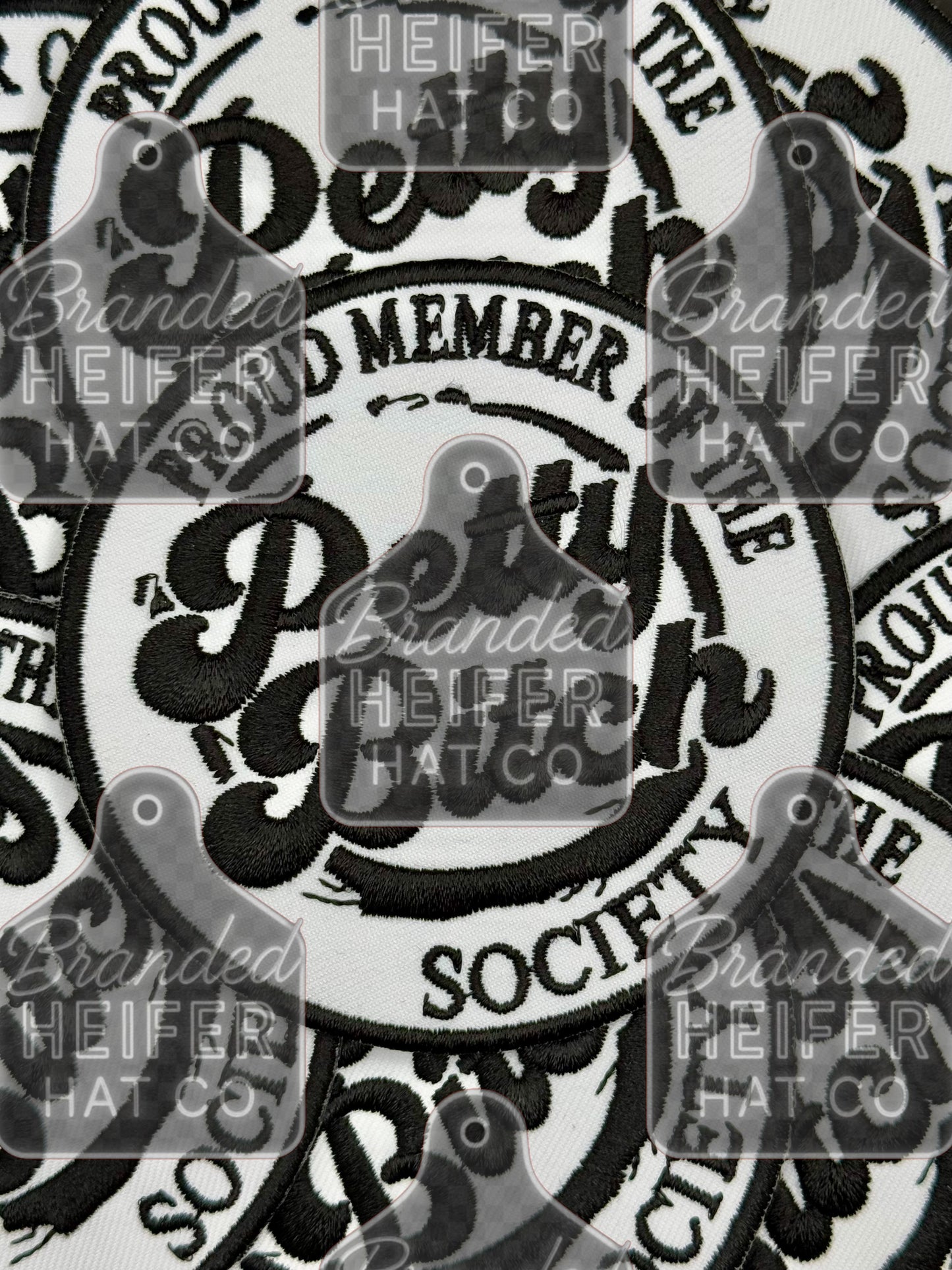 Perry society embroidery patch