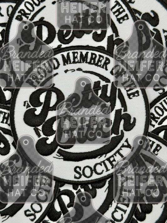 Perry society embroidery patch