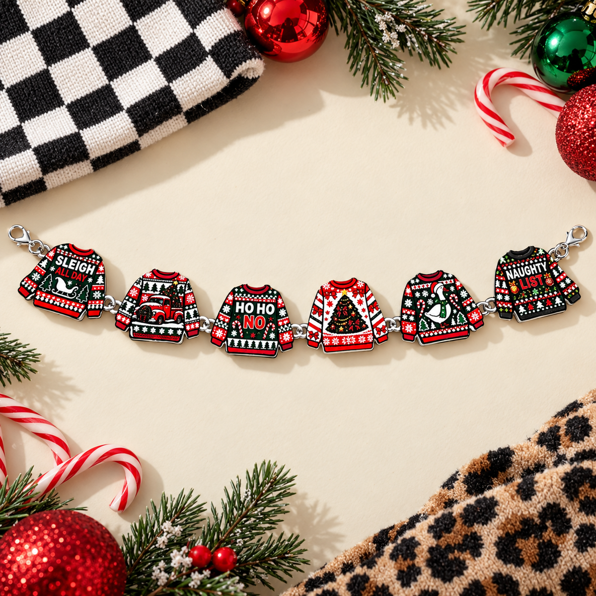 UGLY SWEATER HAT CHAIN