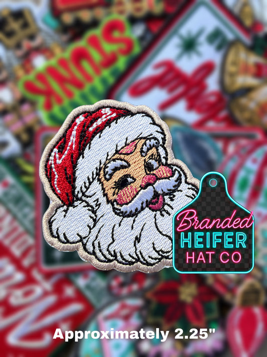 SANTA EMBROIDERY PATCH