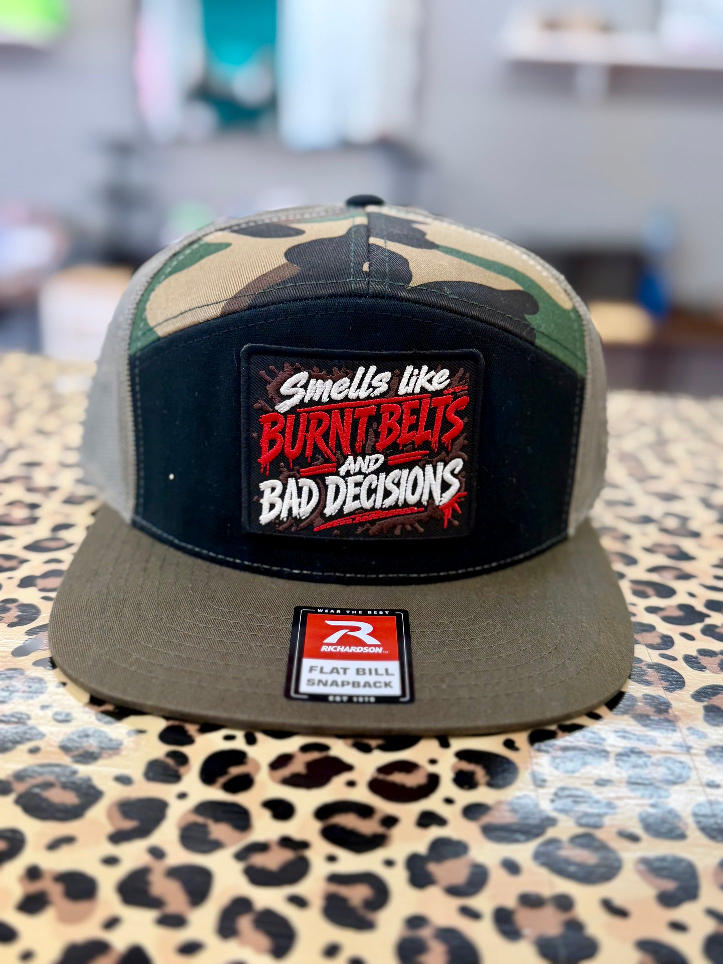 BURNT BELTS FLAT BILL