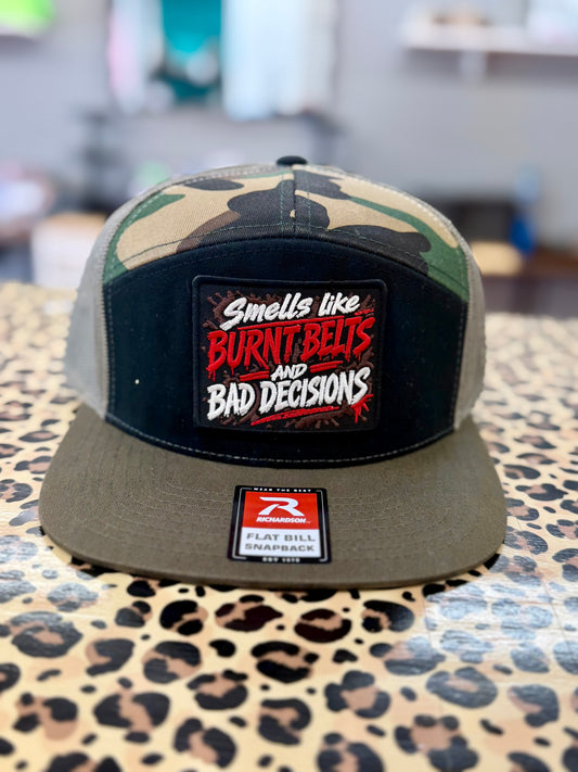 BURNT BELTS FLAT BILL