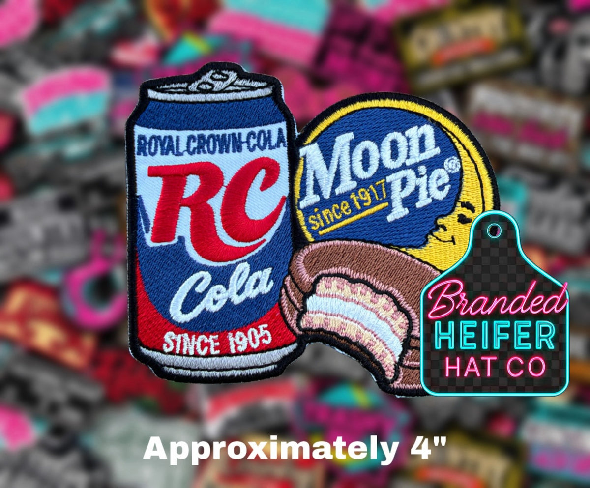 RC AND A MOIN PIE EMBROIDERY PATCH