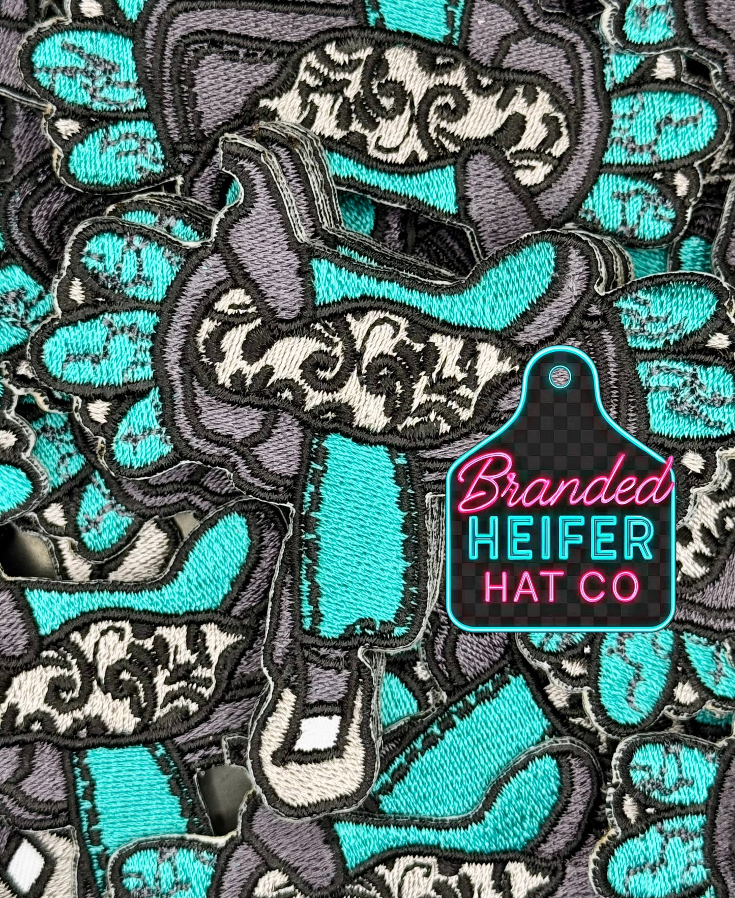 Queens saddle EXCLUSIVE embroidery patch