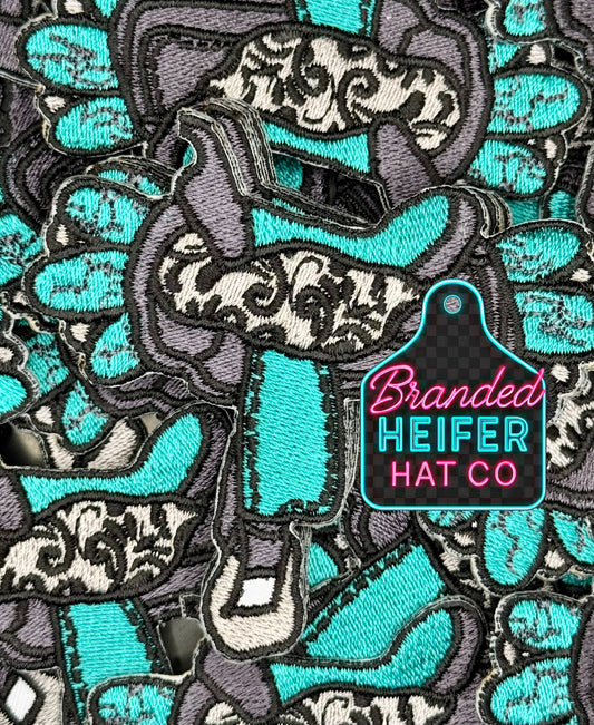 Queens saddle EXCLUSIVE embroidery patch
