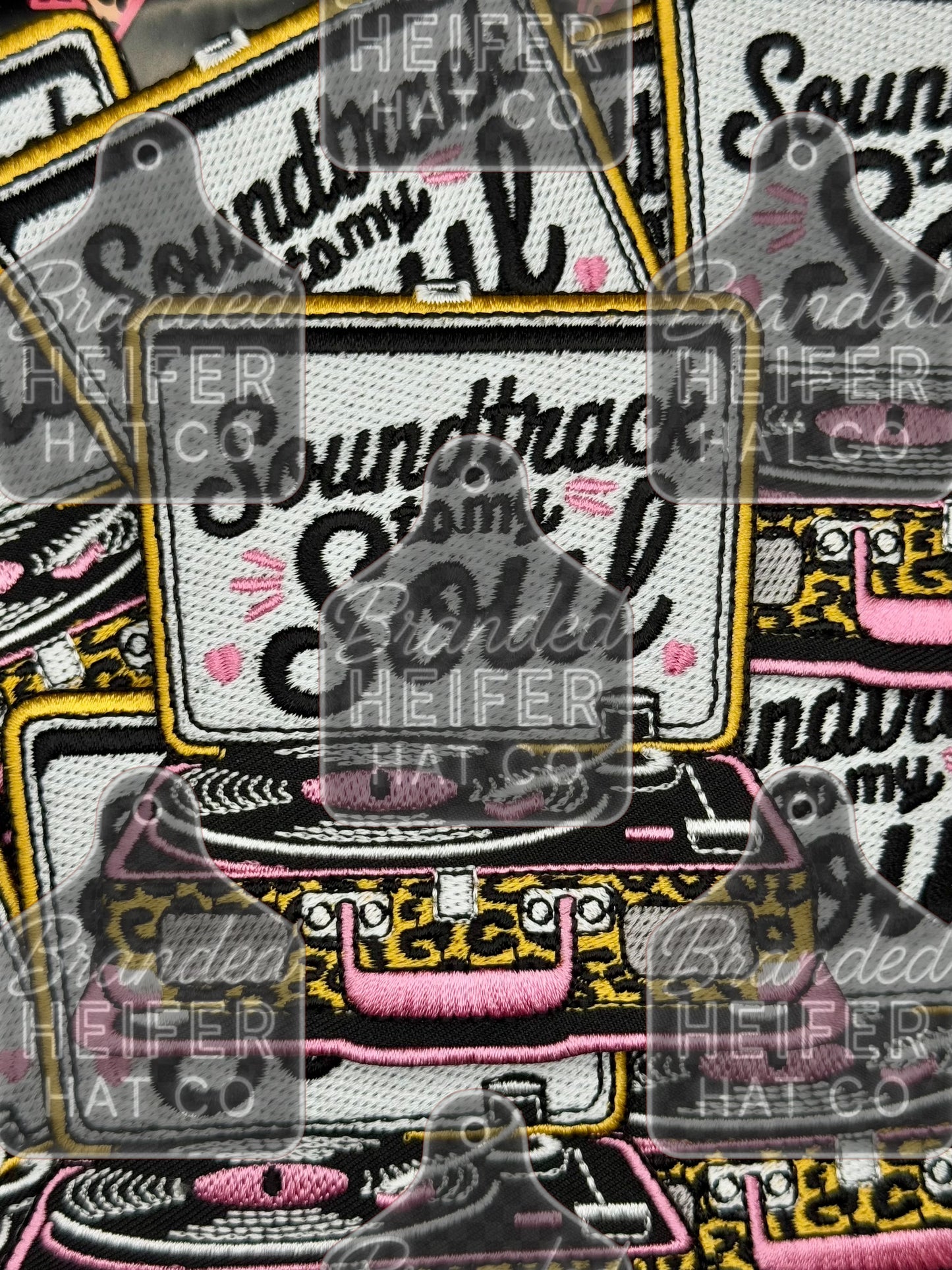 Soundtrack to my soul embroidery patch