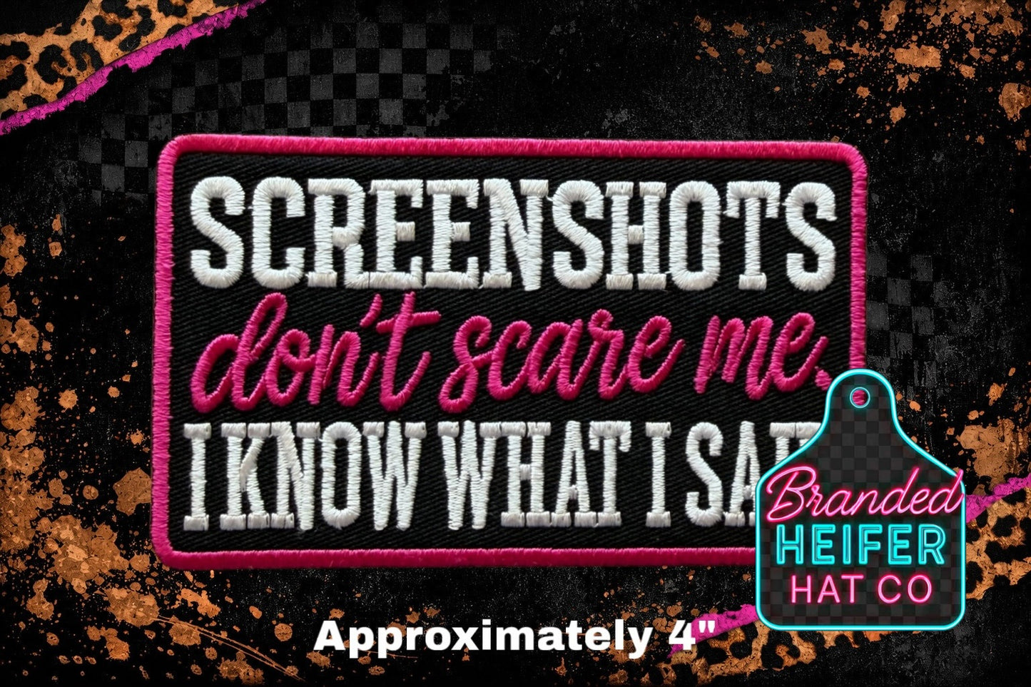 SCREENSHOTS EMBROIDERY PATCH