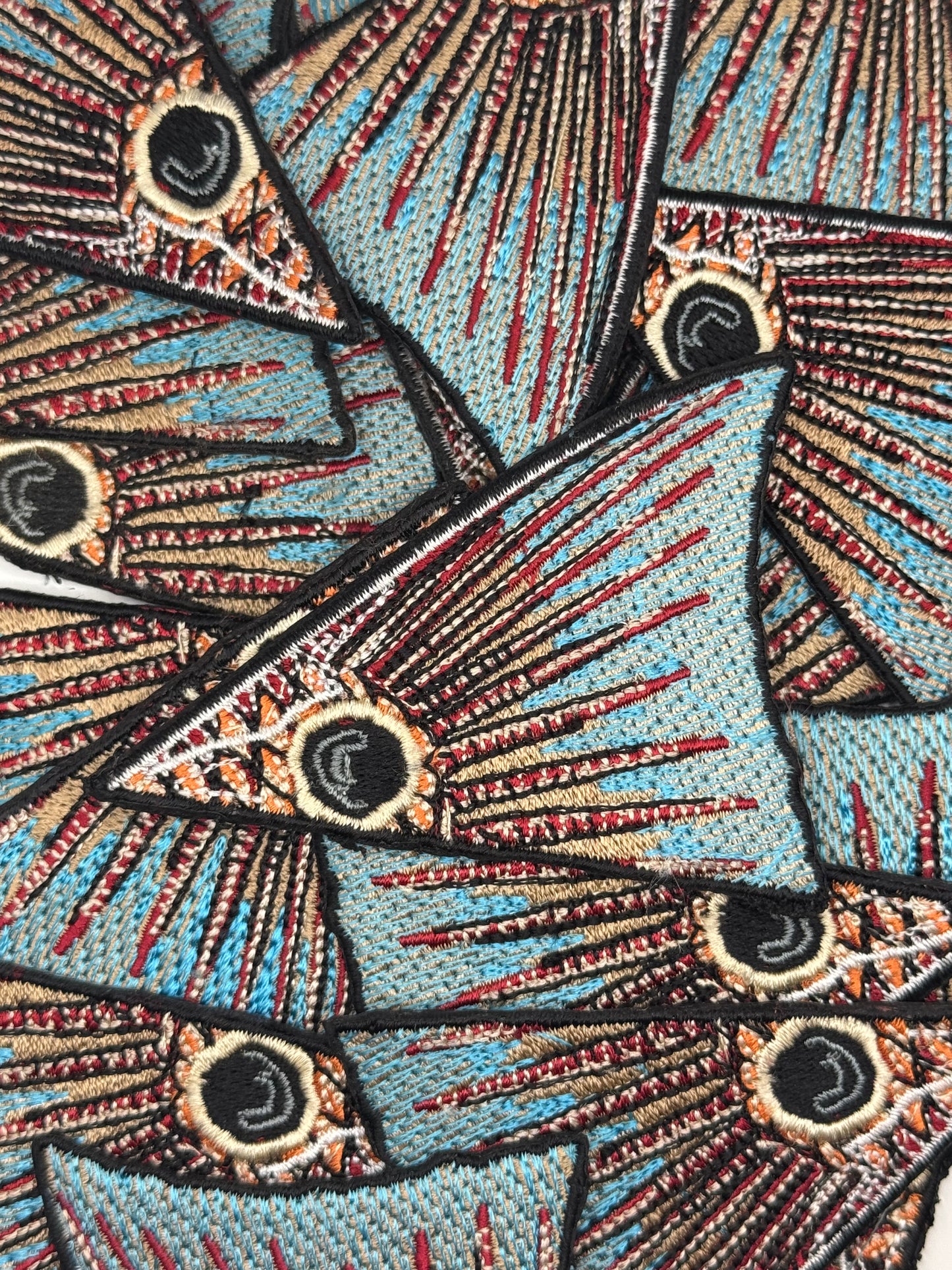 Redfish Fin Embroidery Patch