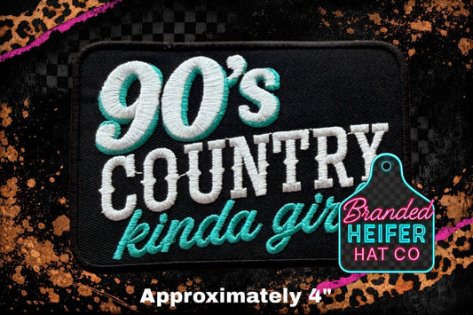 90S COUNTRY EMBROIDERY PATCH