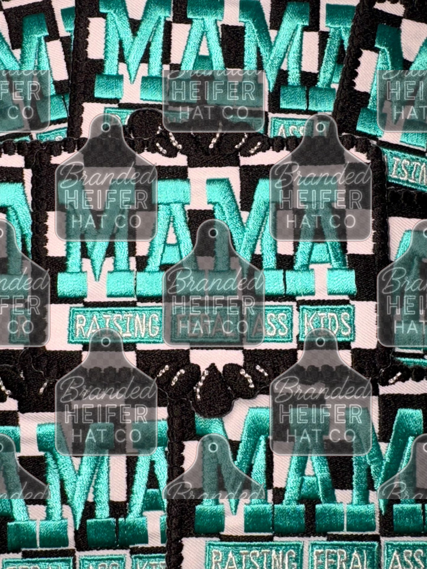 Raising feral a$$ kids EXCLUSIVE design embroidery patch