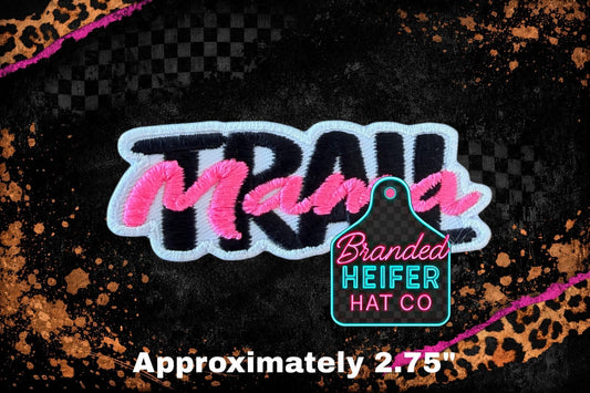 TRAIL MAMA EMBROIDERY PATCH
