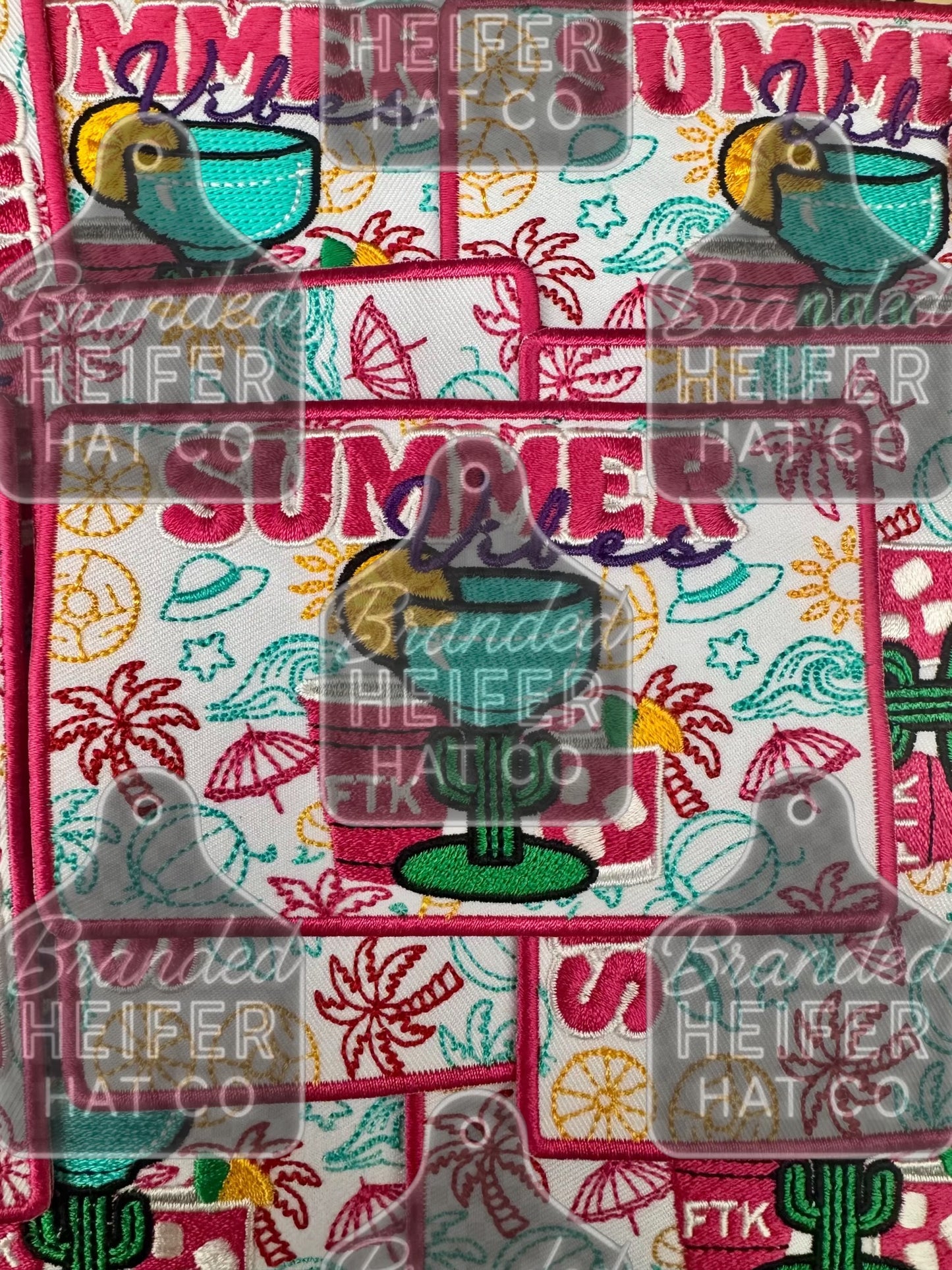 SUMMER VIBES | EMBROIDERY PATCH