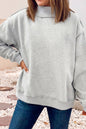 Game Day Oversize Reversible Mock Neck Sweatshirt | S-4X