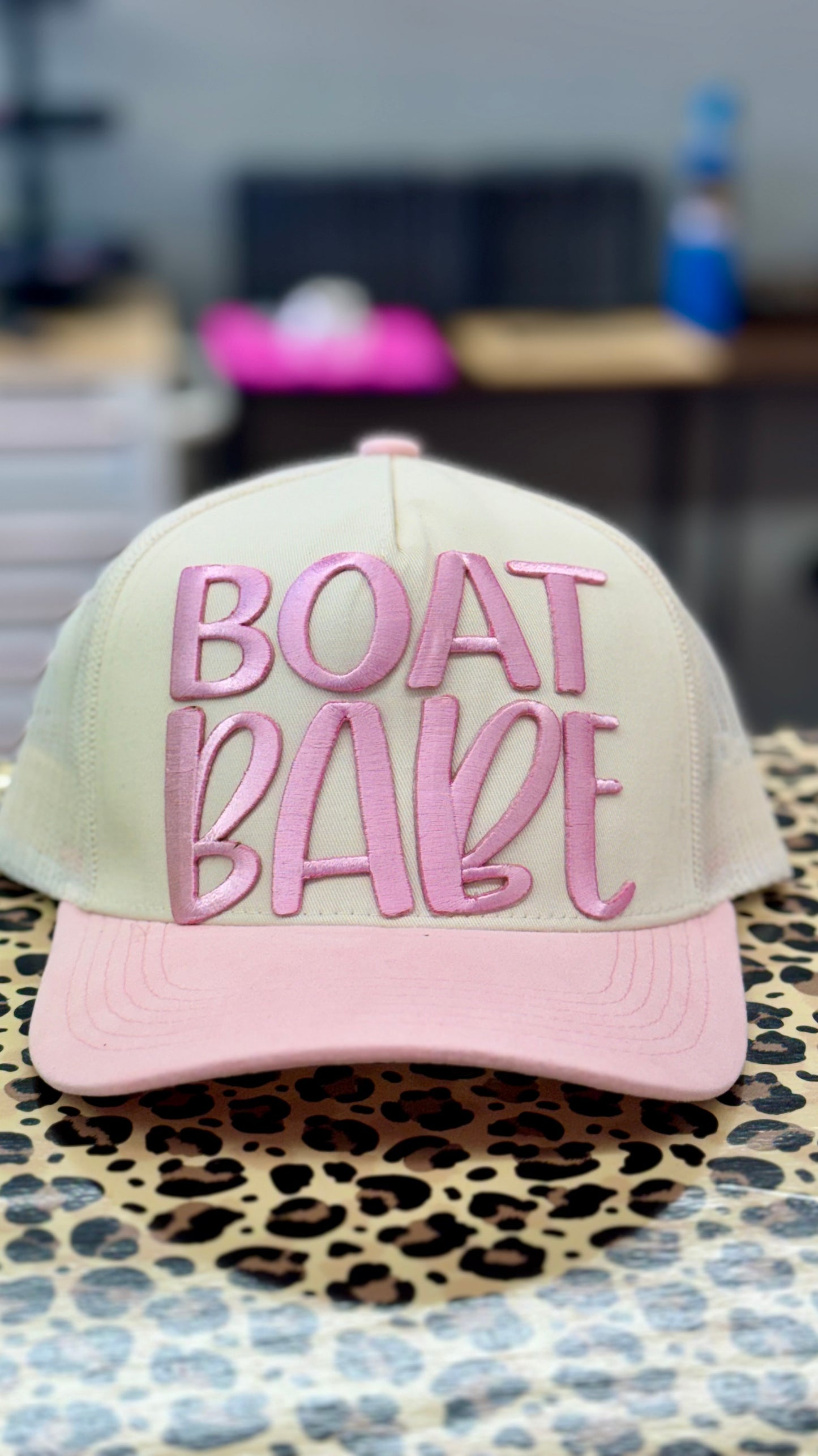 Boat babe embroidery transfer