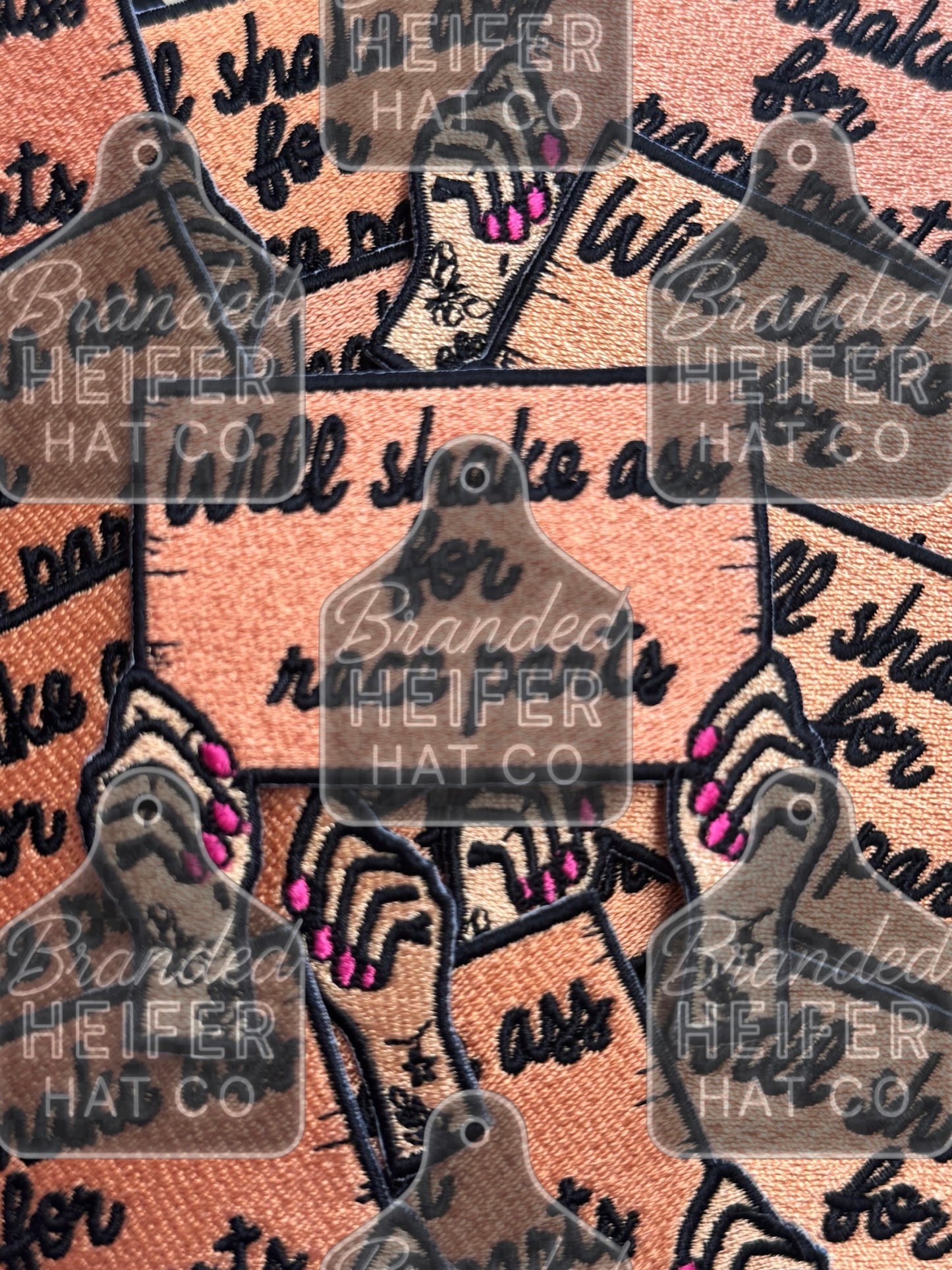 WILL SHAKE ASS FOR RACE PARTS   | EMBROIDERY PATCH