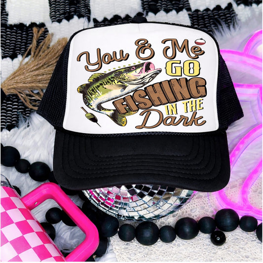 BROWN FISHING IN THE DARK DTF TRANSFER