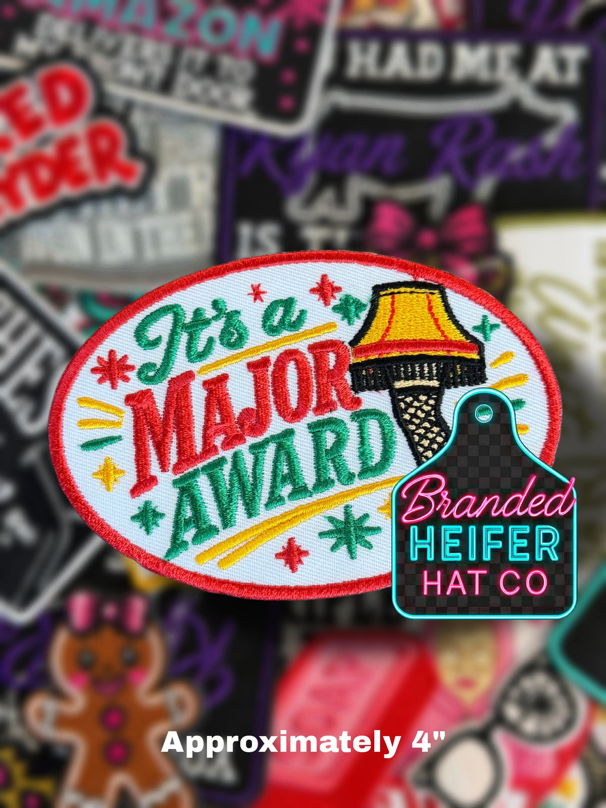 ITS A MAJOR AWARD  | EMBROIDERED HAT PATCH