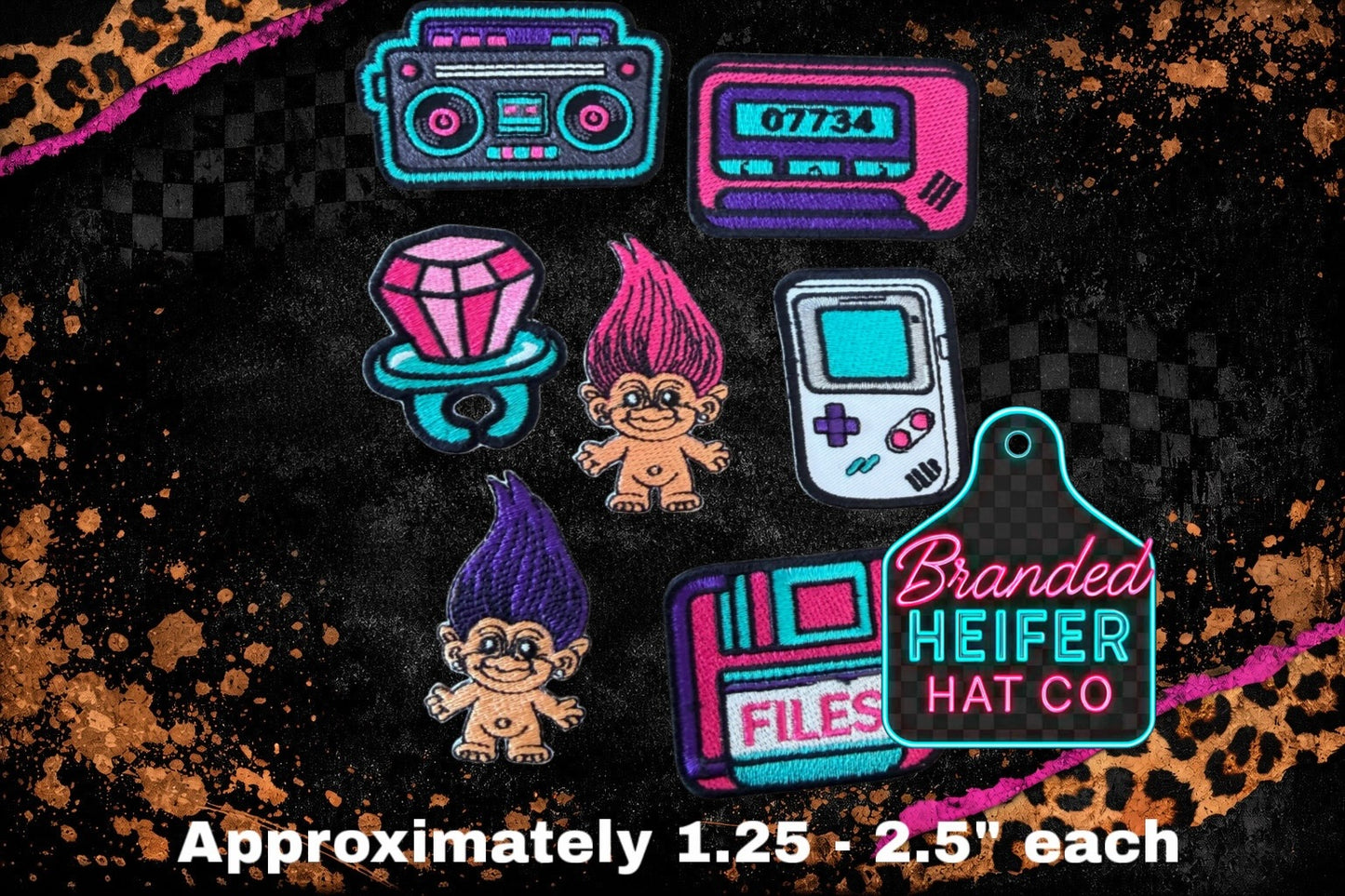 90S BABY FILLER EMBROIDERY PATCH