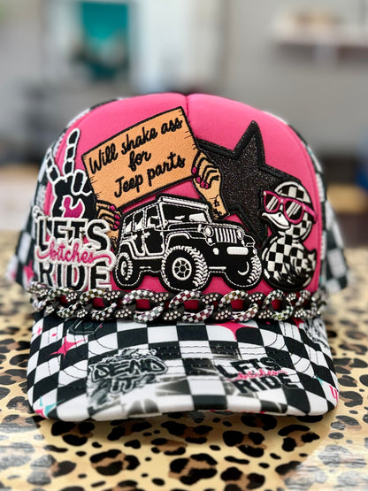 JEEPER PONYTAIL TRUCKER HAT