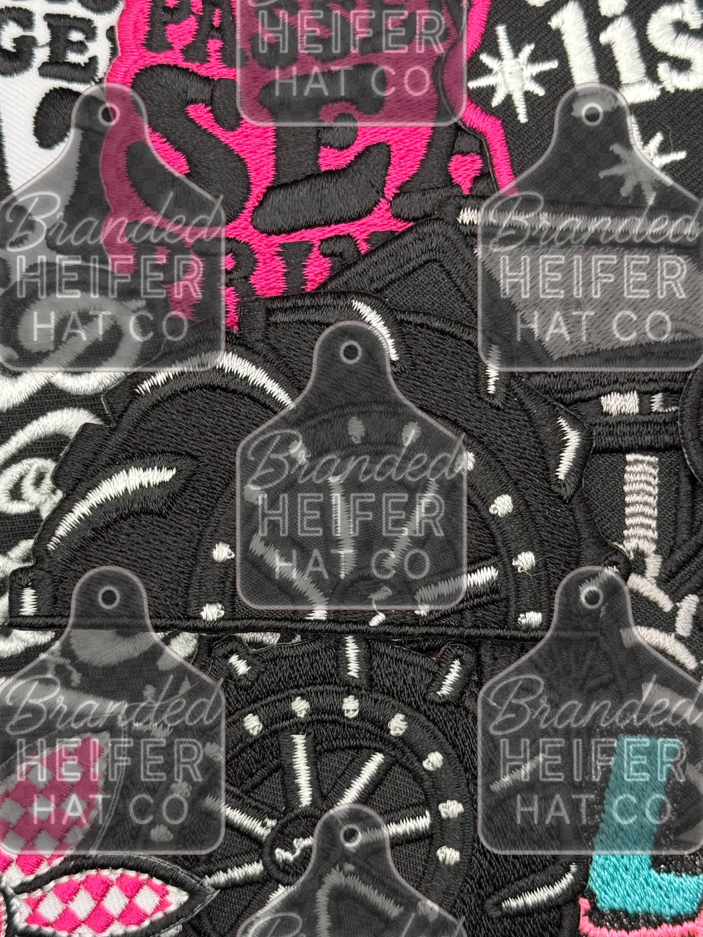 1/2 BKT inspired mud tire embroidery patch