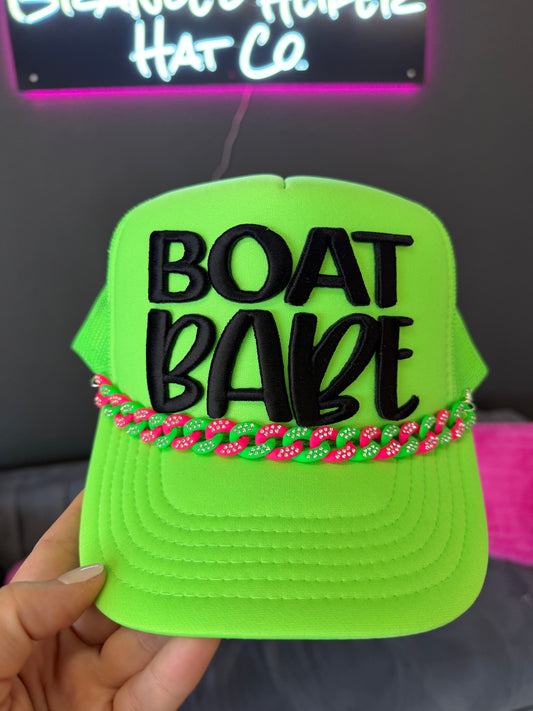 BOAT BABE 2.0 | PUFF EMBROIDERY PATCH