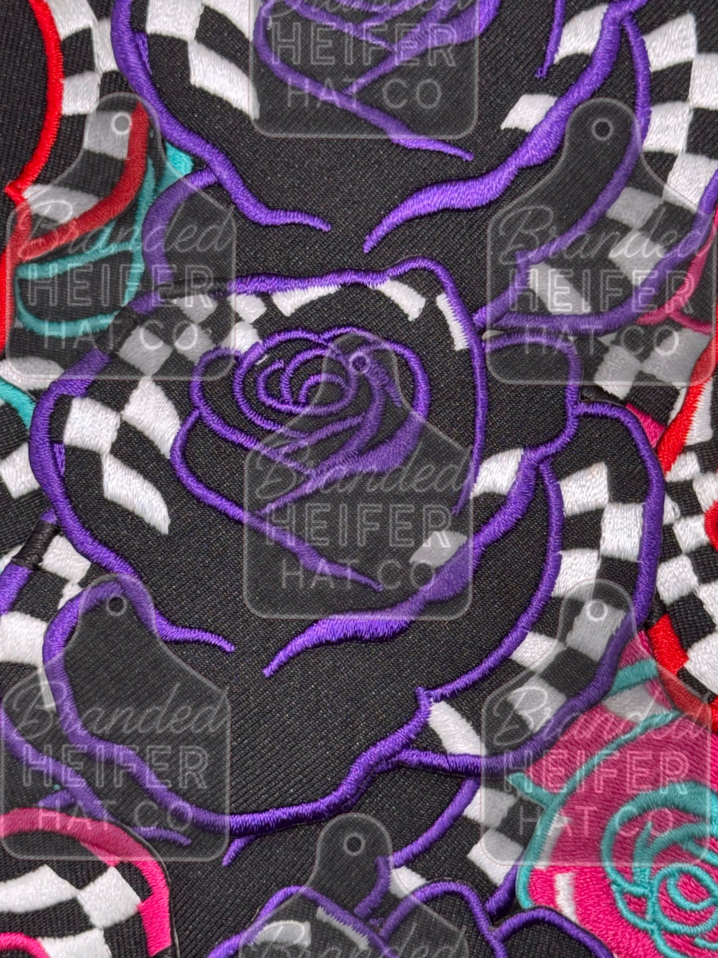 Checkered roses