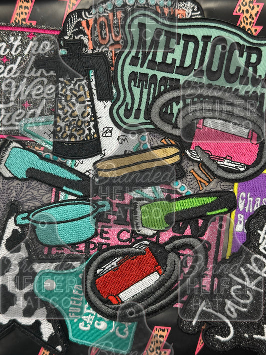 Show day supplies patches