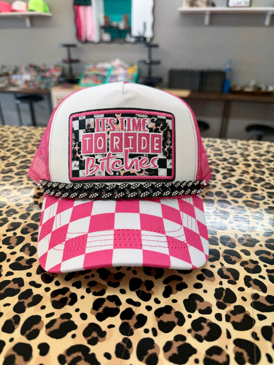 LETS RIDE CANVAS TRUCKER HAT