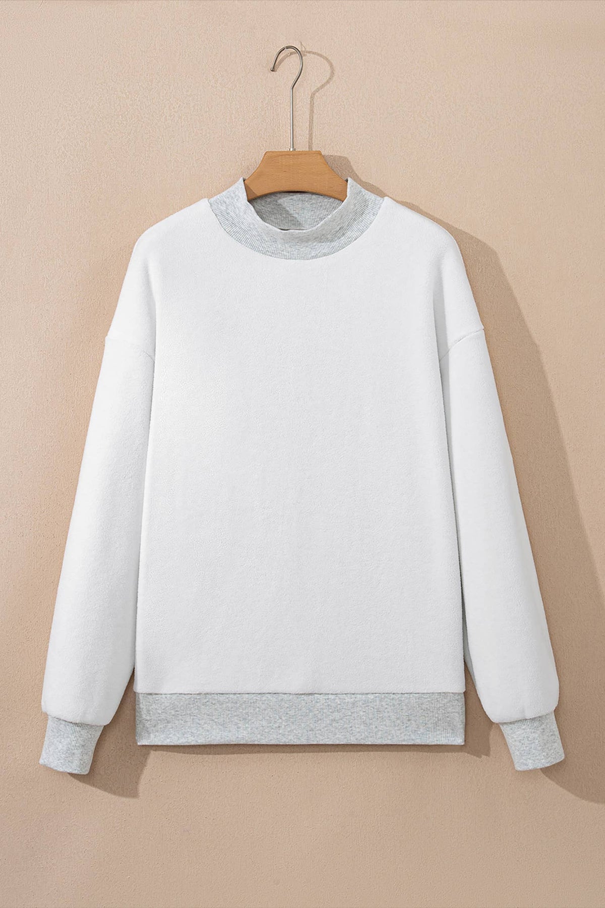 Game Day Oversize Reversible Mock Neck Sweatshirt | S-4X
