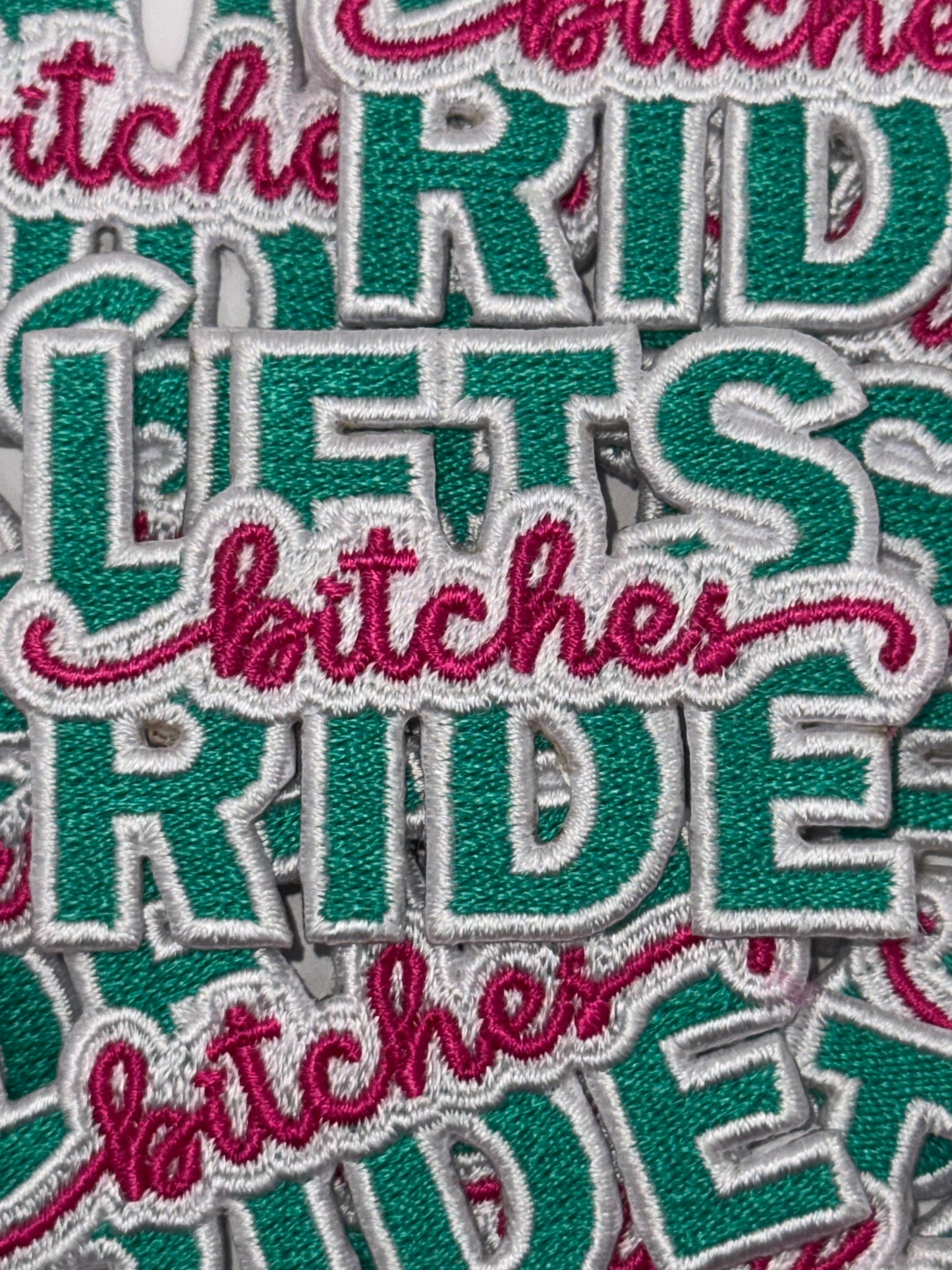 Let’s ride bitches embroidery patch