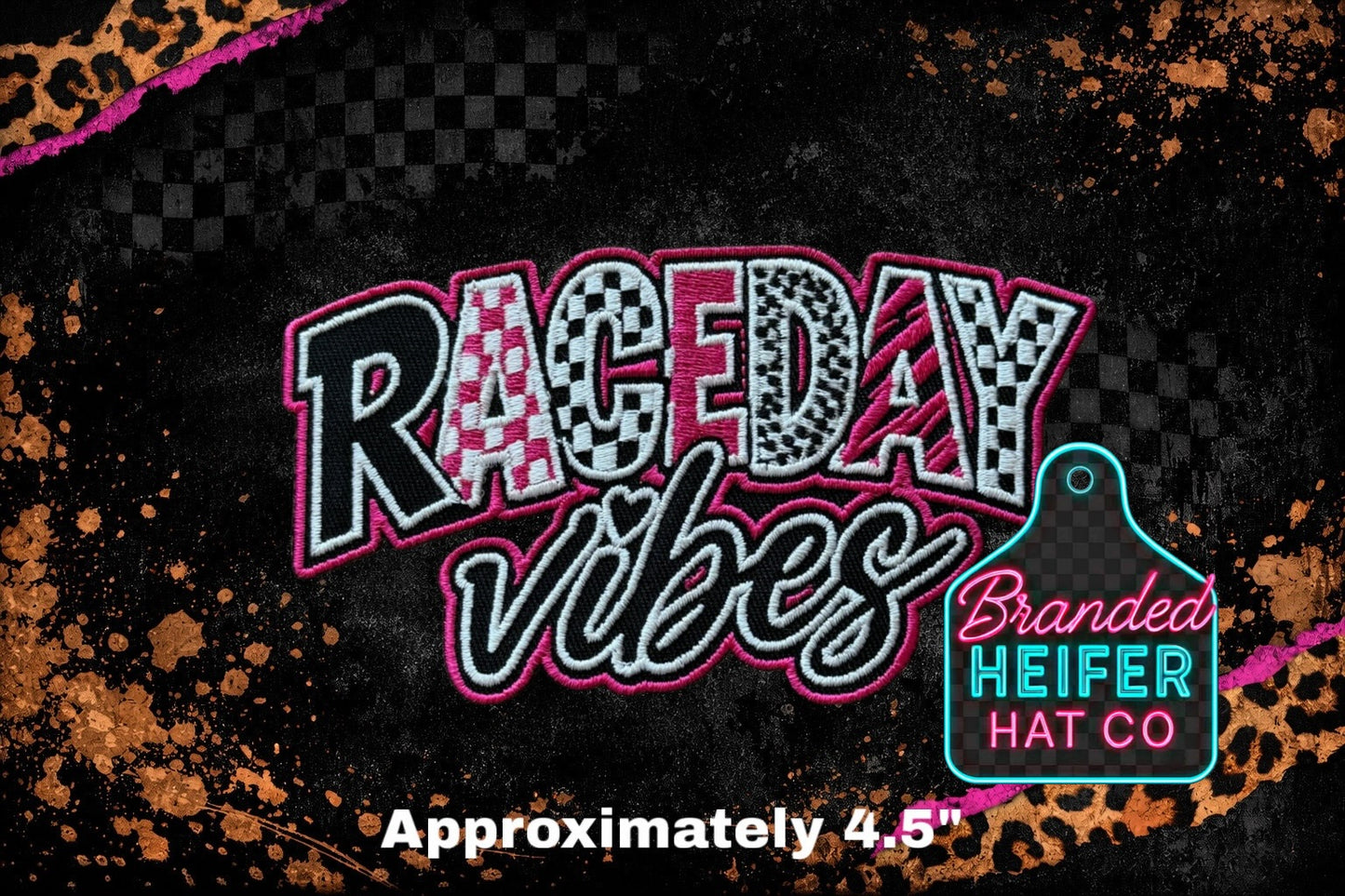 RACEDAY VIBES EMBROIDERY PATCH
