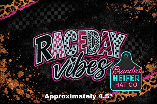 RACEDAY VIBES EMBROIDERY PATCH