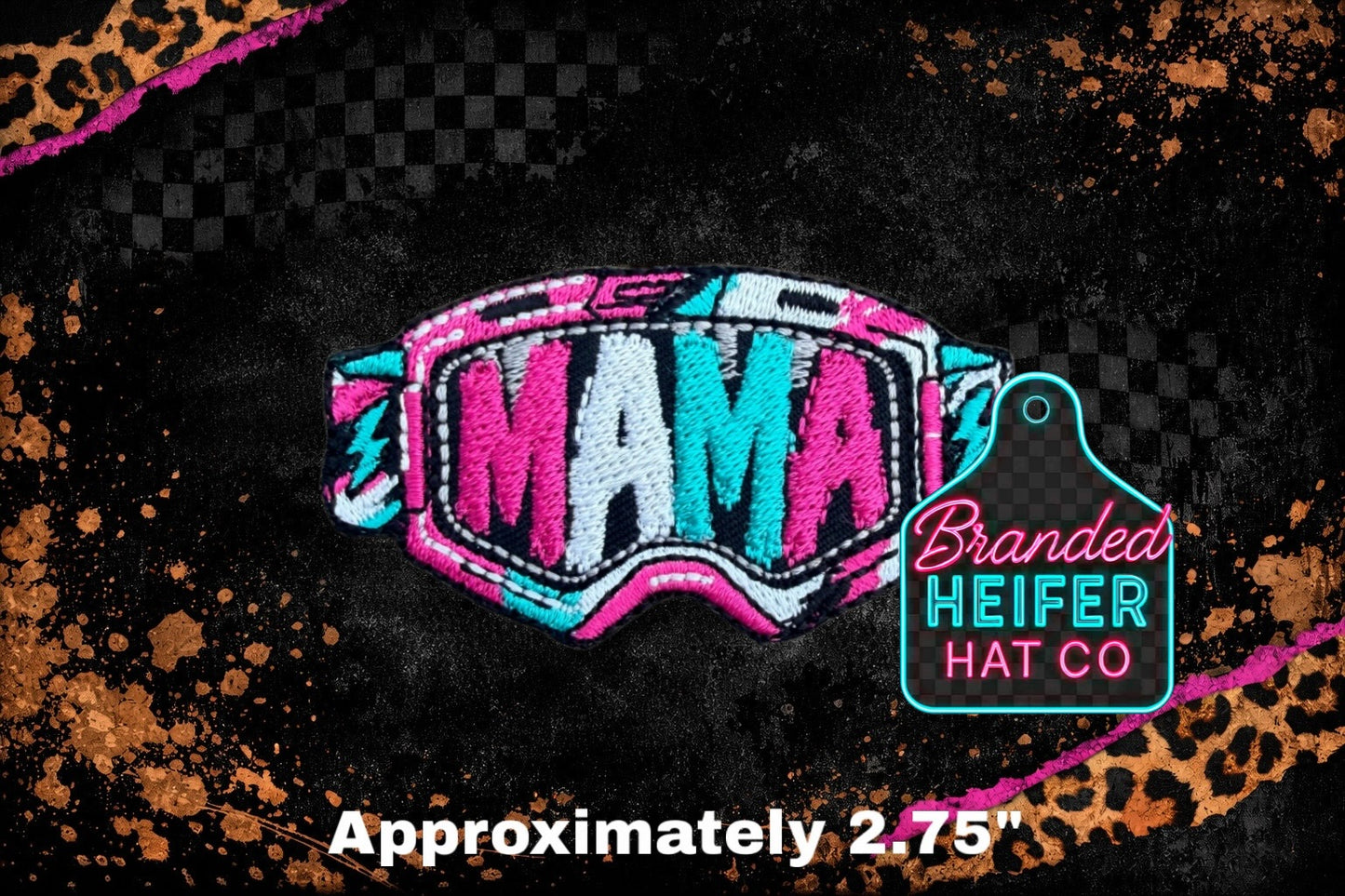 RACE MAMA FILLER EMBROIDERY PATCH