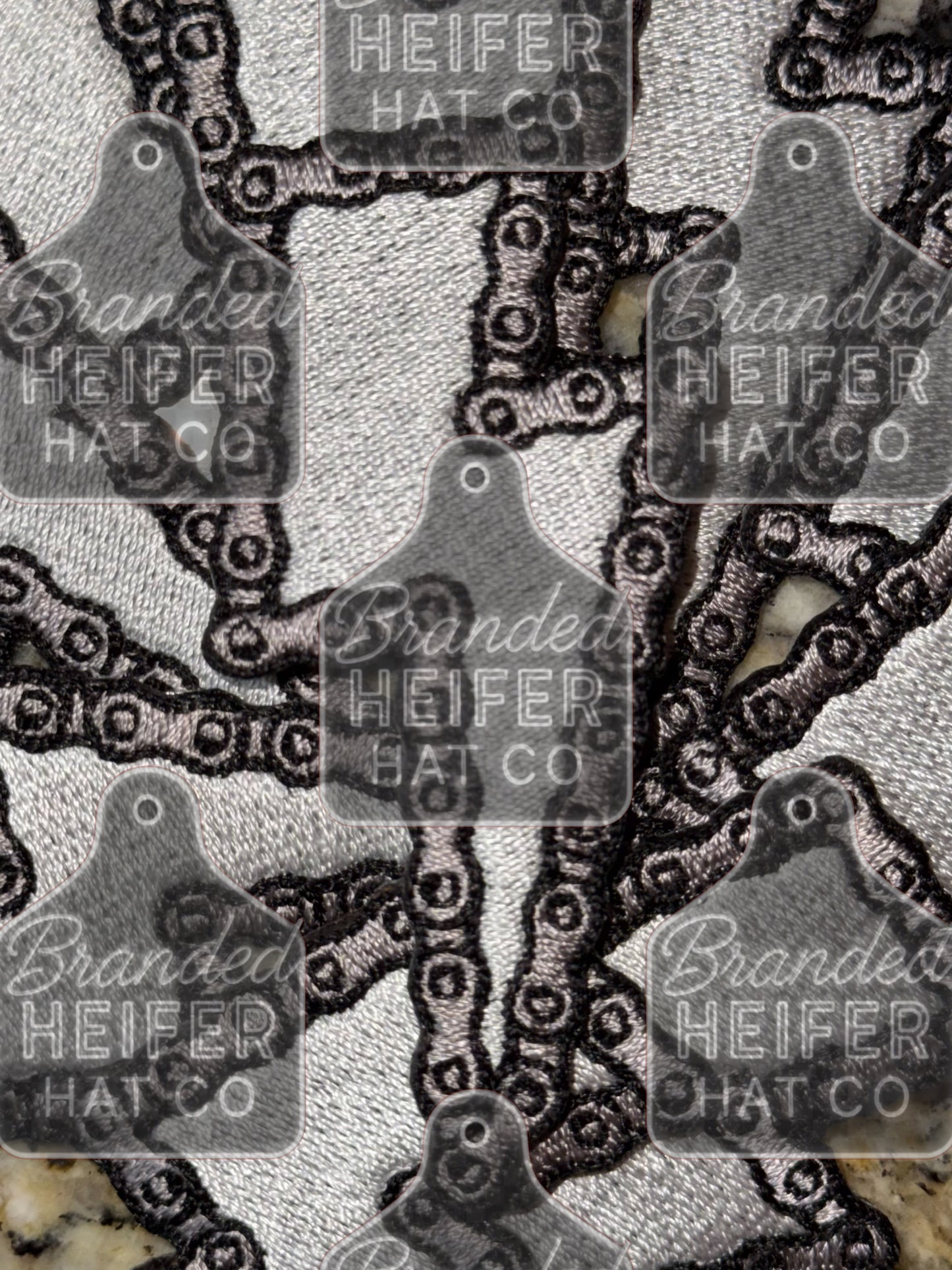 Chain bolt (4 colors) embroidery patch