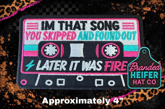 IM THAT SONG EMBROIDERY PATCH