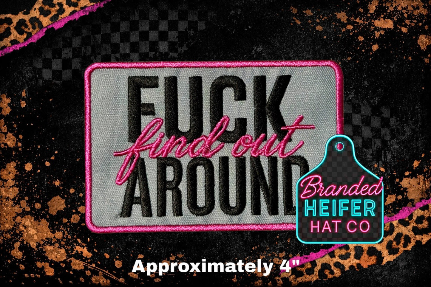 FAFO EMBROIDERY PATCH