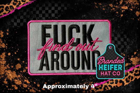 FAFO EMBROIDERY PATCH